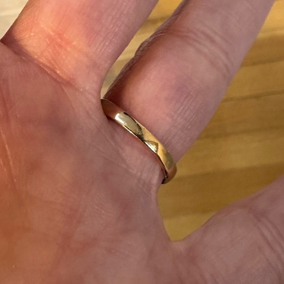 Genuine 14K Ruby & Diamond Ring - Size 6.5 - Vintage - Picture 10 of 12